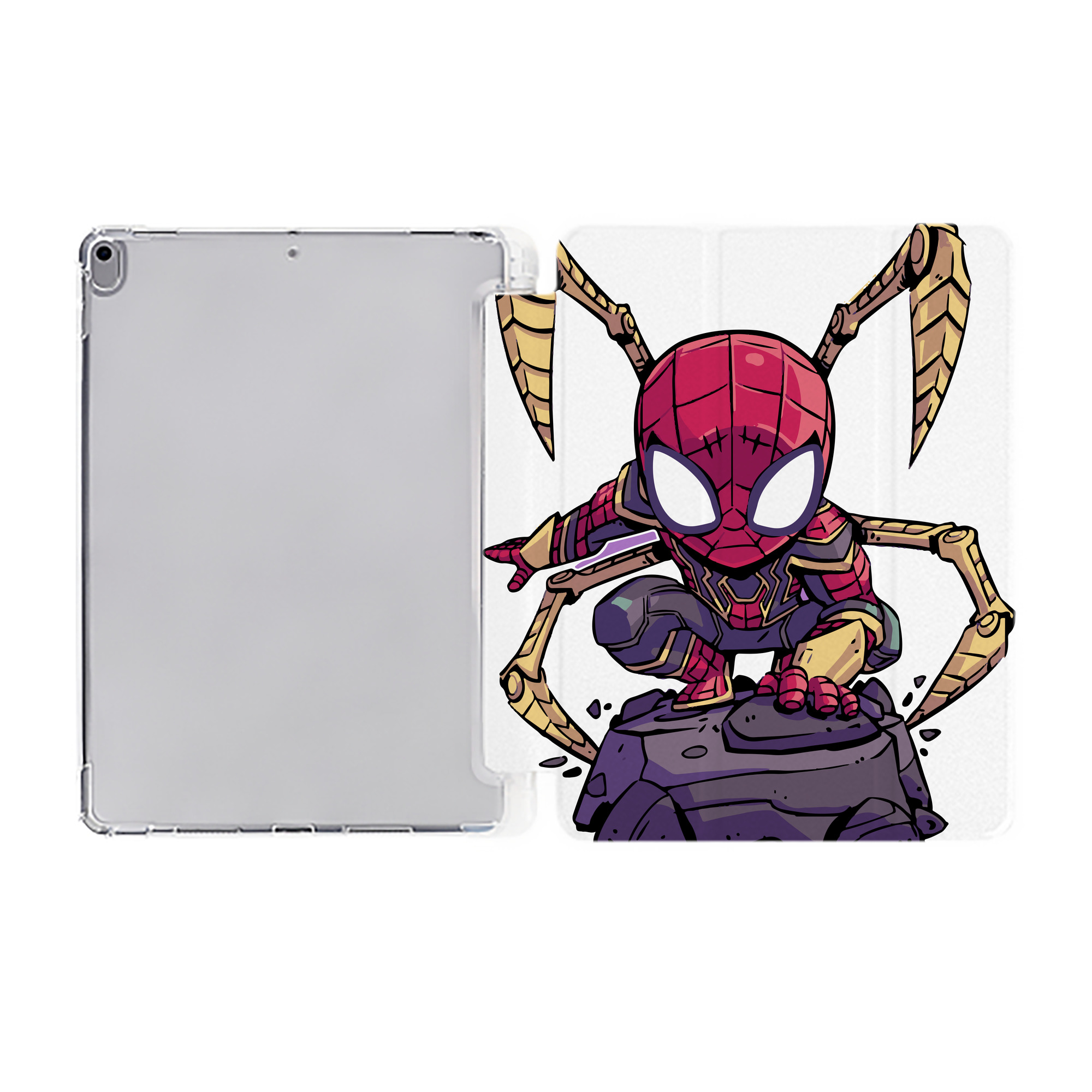 （画像用） アベンジャーズ The Avengers IPad ケース ペン収納付き 三つ折りスタンド PUレザー×シリコン 対応機種9.5/10.5/10.9インチ